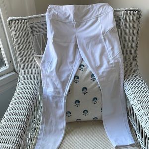 Athleta white leggings! Worn handful of times!